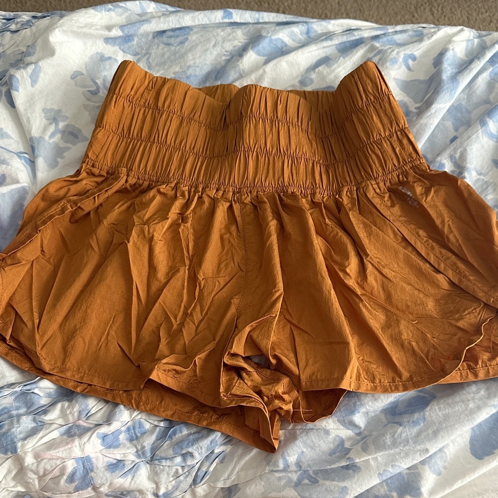THE WAY HOME SHORTS free people movement! Burn orange